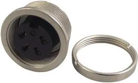 09 0312 00 04, Круглый разъем, Серия 680, 4 контакт(-ов), Корпус из Цинка