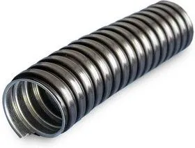 Металлорукав в ПВХ изоляции Р3-ЦПнг 25 d25мм без протяжки черн. (уп.50м) ЗЭТАРУС zeta44206
