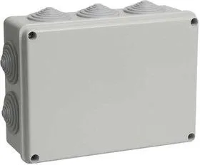 Коробка распаячная ОП 190х140х70 IP44 КМ41243 RAL7035 ИЭК UKO11-190-140-070-K41-44