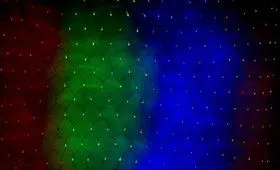 215-029, Гирлянда Сеть 2х1,5м, черный ПВХ, 240 LED Мультиколор