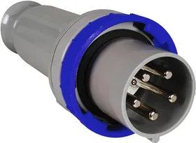 477318FX, PLUG CONNECTOR, 3P+E, 100A/250V, BLUE