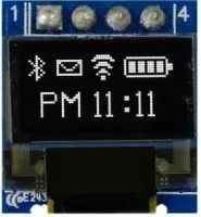 MDOB064032AV-WI, Графический OLED дисплей, 64 x 32 Pixels, Белый на Черном, 3В, I2C, 14.85mm x 16.6mm, -40 C