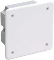 Коробка распаячная ОП 92х92х45 КМ41021 для полых стен (с саморезами метал. лапки. с крышкой) ИЭК UKG11-092-092-040-M