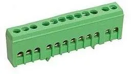 Шина PE земля в корп. изол. на DIN-рейку ШНИ-6х9-8-К-З зел. ИЭК YNN10-69-8KD-K06