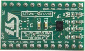 STEVAL-MKI176V1, Плата адаптера, для материнских плат датчиков движения, STEVALMKI109V2 и STEVAL-MKI109V3