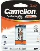 Аккумулятор 6F22 NI-MN 250мА.ч BP-1 (блист.1шт) Camelion 5014