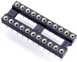 TRS-18, DIP панель 18 контактов цанговая узкая