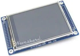 3.2inch 320x240 Touch LCD (C), Цветной графический LCD дисплей 320240px с резистивной сенсорной панелью, 16-bit parallel