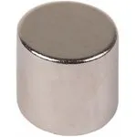 72-3115, Неодимовый магнит диск 10х10мм сцепление 3,7 кг (упаковка 2 шт)