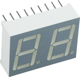 DC56-11EWA, Индикатор красный ОК 14.2мм 2х7, 8мКд