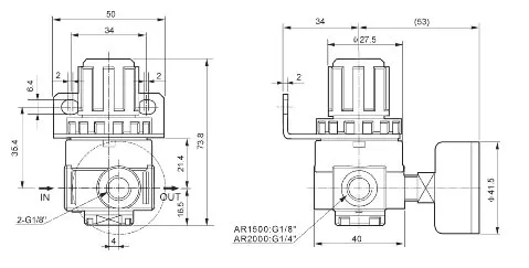 Регулятор давления, AR2000