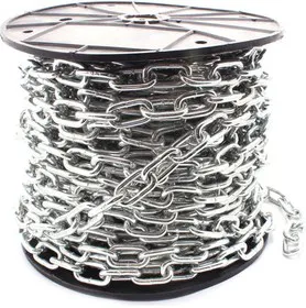 Цепь короткозвенная DIN766 4мм оцинк. (уп.30м) Партнер 16128