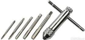 28127-H7, Набор метчиков с держателем М3-М10 (7 предметов)