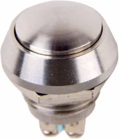 36-3150, Кнопка антивандальная 12 Б/Фикс (2с винт) (ON)-OFF сфера