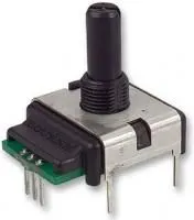 ECW0J-B24-AC0006L, Цифровой контактный энкодер, непрерывный, 120об/мин, квадратурный выход, 24 положения, 6 циклов