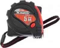 31005, Рулетка Status magnet 3 fixations, 5 м х 25 мм, обрезиненный корпус, зацеп с магнитом