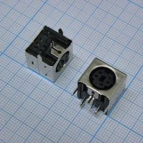 MDN-5J розетка на плату полный металл