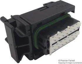 1393436-4, Основа разъема для тяжелых условий, Монтаж на Кабель, Силовыми контактами AMP серии ELO