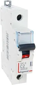 Выключатель автоматический модульный 1п C 2А 6кА DX3-E Leg 407257