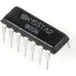К155ТЛ2 (199*г), 6 триггеров Шмитта-инверторов (SN7414N)
