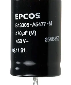 B43305A5477M, конденсатор электролитический 470мкФ 450В 85гр