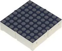 TC15-11GWA, 38мм светодиодная матрица 8х8 зеленая ОК, 16мКд