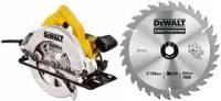 Пила циркулярная DEWALT DWE560B-KS + Диск в подарок 1350Вт 5500об/мин 3,7кг