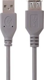 BW1409, Кабель мультимедийный USB2.0 А вилка- USB А розетка, 3м