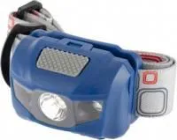 90568, Фонарь налобный Space, ABS пластик, 4 режима, 1 Вт LEDх120 лм, 2 red LED, 8 часов, 3хААА