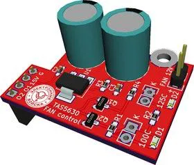 RDC1-0039, Схема управления вентилятором для TAS5630B