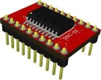 Адаптер SOIC 20 (SSOP 20) / DIP 20, Универсальный переходник из SOIC 20 и SSOP 20 к DIP 20