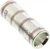 SCSS1/0-X, TERMINAL, BUTT SPLICE, 1/0AWG, UNINSUL