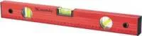 33238, Уровень алюминиевый, 1800 мм, 3 глазка, красный, линейка