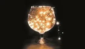 303-151, Гирлянда Твинкл Лайт 10 м, черный ПВХ, 100 диодов, цвет оранжевый