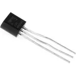 TMP35GT9Z, Датчик температуры -40…+125°C (±3°C) с выходом напряжения 250мВ при TA=25°C, питание 2.7...5В [TO92]