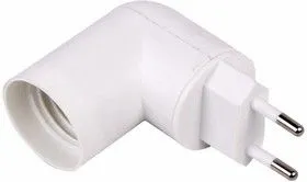 11-8883, Переходник цокольный 250 В~E14 с выключателем