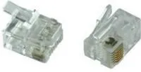 TP-6P6C (RJ25/RJ12 Plug 6P6C), Вилка телефонная RJ25 (RJ12)