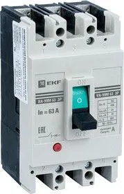 Выключатель авт. 3п ВА-99М 63/63А 20кА PROxima EKF mccb99-63-63m
