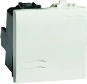Выключатель 1-кл. 2мод. СП BRAVA 16А IP20 бел. DKC 76002B