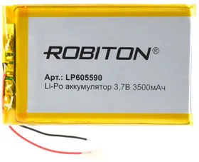 LP605590, Аккумулятор литий-полимерный (Li-Pol) 3500мАч 3.7В, с защитой
