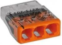 Клемма 3-х проводн. для распред. короб. (без п) 2273-203 (уп.6шт) WAGO 07-5132-06