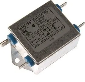 B84111-A-B60, 2x6 A, 250 В, Сетевой фильтр