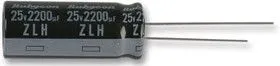 16ZLH100MEFC5X11, Электролитический конденсатор, миниатюрный, 100 мкФ, 16 В, Серия ZLH, 20%, Радиальные Выводы