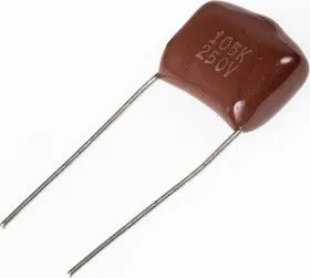 К73-17 имп, 1 мкФ, 250 В, 5-10%, Конденсатор металлоплёночный