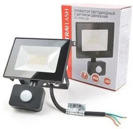 ULTRAFLASH LFL-3002S C02 светодиодный, 30Вт, 6500К, IP65, черный, Прожектор