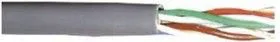 Кабель связи витая пара U/UTP (24AWG) кат.5е 4х2х0.51 ож PVC (305м) сер. (м) ITK LC1-C5E04-111 (за 1 м)