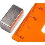 Неодимовый магнит прямоугольник 10х10х20 мм