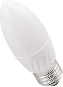 Лампа светодиодная ECO C35 5Вт свеча 3000К тепл. бел. E27 450лм 230-240В ИЭК LLE-C35-5-230-30-E27