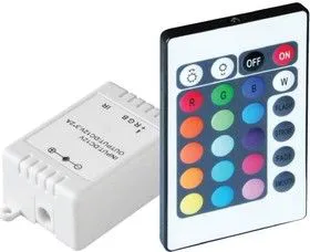 ND-CRGB72IR-IP20-12V (71476), Контроллер для RGB светодиодной ленты с пультом ДУ