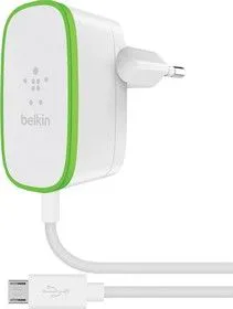 F7U009vf06-WHT, Зарядное устройство Belkin СЗУ 12W,Кабель USB-MicroUSB, 1.8m,WHT